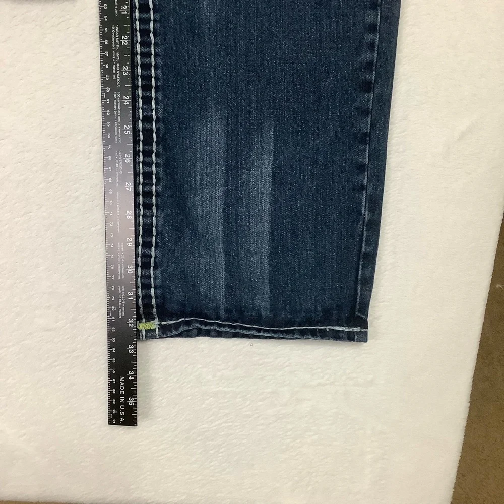 True Religion Ricky Super T Rare Yellow Tag Sz 42 Dark Wash